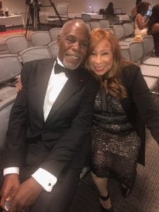 Danny Glover and Tanya Hart 49th NAACP Image Awards